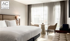 1 or 2 Night Luxury City Break with Wine, Dinner and more at AC Hotel, Belfast