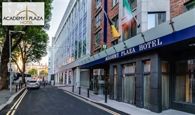 1 or 2 Nights B&B with a 2-Course Meal & Late Checkout at the Academy Plaza Hotel, Dublin