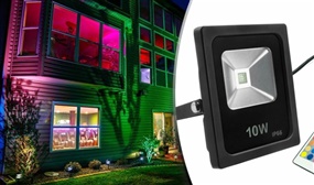 RGB 10W LED Sensor Waterproof Garden Security Light