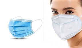 KN95 or 3 Ply Face Masks with Express Delivery