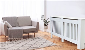 Copenhagen Radiator Covers with Vertical Pattern - Express Delivery