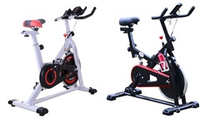 Flywheel Exercise Bike with LCD Display