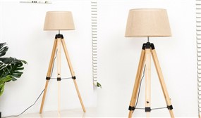 Adjustable Classic Tripod Floor Lamp