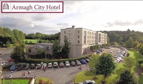 1 or 2 Nights B&B Stay for 2 People with a Bottle of Bubbly & a Late Checkout at Armagh City Hotel