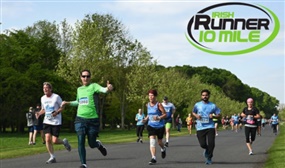 Entry to the Irish Runner 10 Mile Road Race in the Phoenix Park, Sunday 10th July