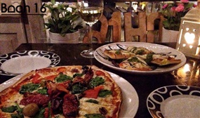2 Gourmet Pizzas and a Glass of Wine Each @ the Wonderful Bach 16, Bachelors Walk