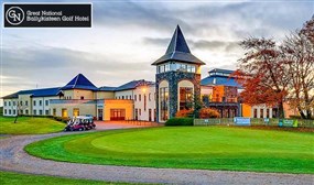 1, 2 or 3 Night B&B stay at the 4-star Great National Ballykisteen Golf Hotel, Tipperary