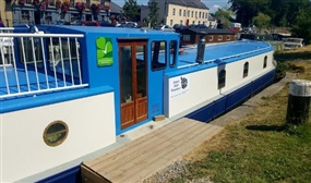 2 night getaway for up to 4 on the Roisin Dubh Houseboat, Sallins, Co. Kildare 