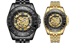 Anthony James Tachymeter Sports Limited Edition Watch in Gold or Black 