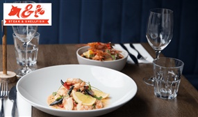 2-Course Meal with Cocktails for 2 people at Beef and Lobster, Malahide 