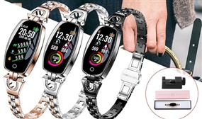 Women's Stainless Steel Smart Watch