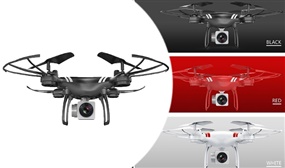 Pro Drone Equipped with Camera