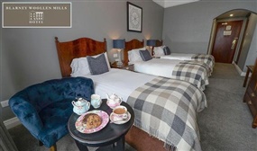 1, 2 or 3 Nights B&B for 2 or 3 People with Afternoon Tea & Prosecco at Blarney Woollen Mills Hotel