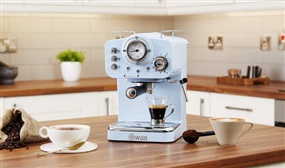 Swan Retro-Style Espresso Coffee Machine 