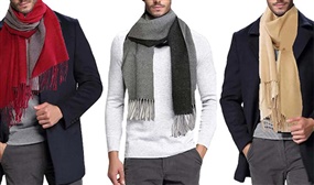 Men's Reversible Soft Touch Scarf - 3 Colour Combinations