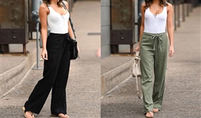 Casual Drawstring Light Summer Trousers