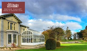1 or 2 Nights B&B, Evening Meal, Bottle of Wine & much more at the Boyne Valley Hotel & Country Club
