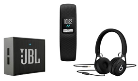 Family Tech Bundle: Garmin Vivofit 4 with JBL Speaker and Beats headphones 