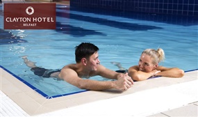 1, 2 or 3 Nights B&B for 2, a 2-Course Meal Option, & a Late Checkout at Clayton Hotel Belfast City