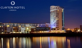 1 Nights Stay for 2 Adults, Kids Stay Free at the Stunnning Clayton Hotel Limerick