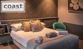 1 or 2 Nights Escape for 2 with a 2 Course Dinner Each in Coast Hotel Wexford, valid to January 2019