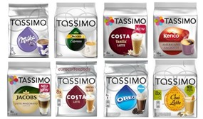 48 Tassimo Coffee Pods - Choose from Costa, Kenco, Twinings & Many More