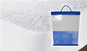 Waterproof Terry Toweling Mattress Protectors - 5 Sizes