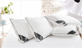 2 or 4 Luxury Hungarian Goose Feather & Down Pillows