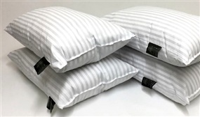 4 or 8 Striped Hotel Pillows