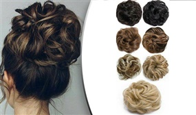 Messy Bun Scrunchie Hair Extension - 7 Colours