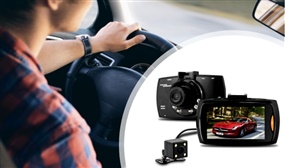 CYBER WEEK: Front & Rear HD Dash Cam with Night Vision