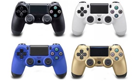 Wired or Wireless Controller for PS4 in Choice of Colour