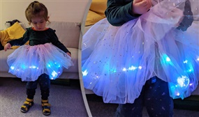 Princess Light-Up Tutu Skirt - Kids & Adult Sizes 