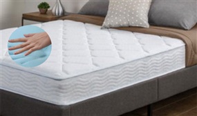 Super Cool Blue Dual Sprung Memory Foam Mattress - Single, Double & King