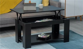 PRICE CRASH: Lift Up Top Coffee Table with Storage & Shelf - 2 Colours