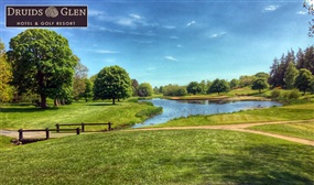 2 or 4 Green Fees with Pull Trolleys at Druids Glen Golf Course, Co. Wicklow