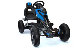 Tintreach Eva Rubber Wheel Go Kart in 2 Colours - Suitable for Ages 5-10 Years