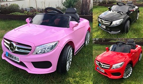 LIMITED STOCK: 12V Mercedes Style Ride on Coupe: Ages 2- 6 Years
