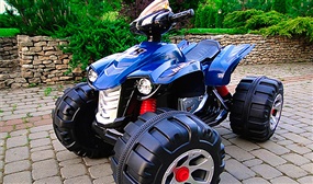 Rev Master 12v Ride On Electric Kids Quad - 3-9 Years