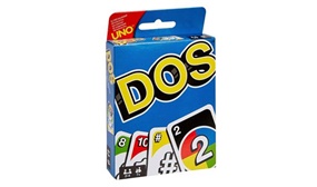 Mattel Uno Dos Family Card Game 2-4 or 2-10 Players