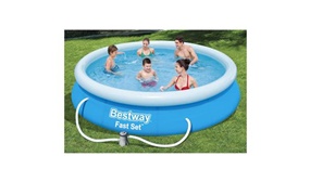 Bestway Inflatable Family Paddling Swimming Round Pool 12ft X 30