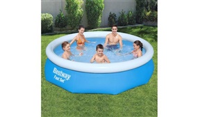 Bestway Fast Set Swimming Pool Above Ground Blue Inflatable 10ft x 30'', 3800L