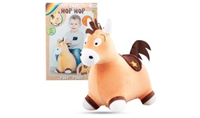 Inflatable Hop Hop Pony with Plush Cover
