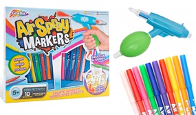  Kid's Air Spray Marker Set (8Pc)