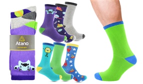 3 Pack of Assorted Alien and Space Socks