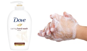 6pk or 12pk of Dove Fine Silk Hand Wash for Moisturised and Protected Skin 250ml