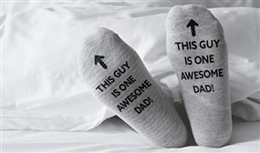 Pair of Awesome Dad/Grandad Socks for Father's Day