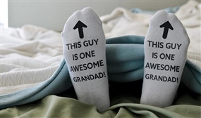 Pair of Awesome Grandad Socks 