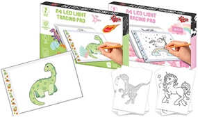 A4 Led Light Tracing Pad - Dinosaur and Unicorn Design