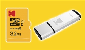 Kodak Class 10 MicroSD Card or K950 USB Stick - 32GB or 64GB